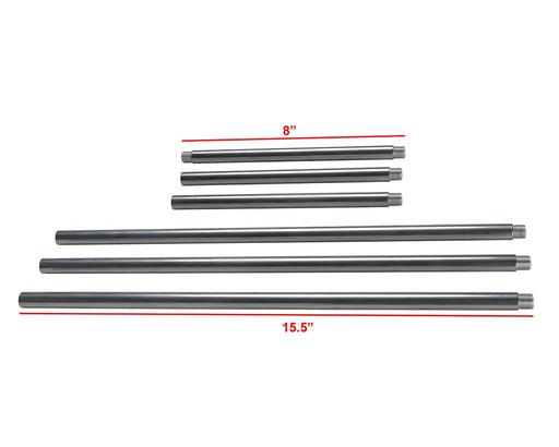 Noir Furniture - Obsidian Chandelier Small in Chrome - LZR011 - GreatFurnitureDeal