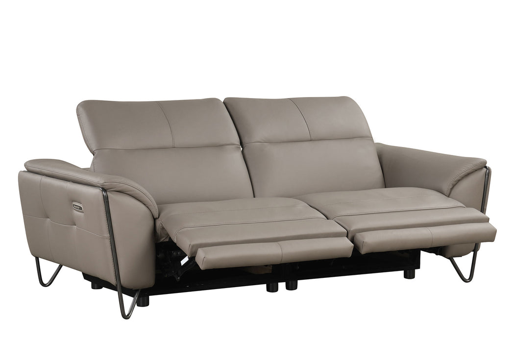 ESF Furniture - Lavinia 3 Piece Living Room Set with Electric Recliners in Chic Grey - LAVINIA-SLC-CHIC GREY - GreatFurnitureDeal