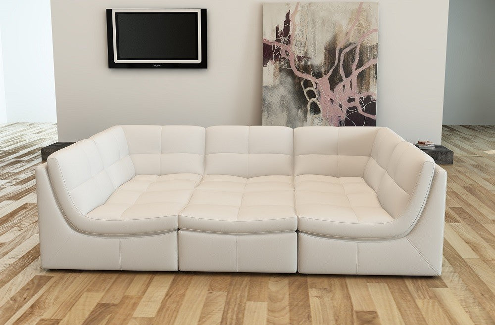 J&M Furniture - Lego 6 Piece Sofa Set In White - 176653
