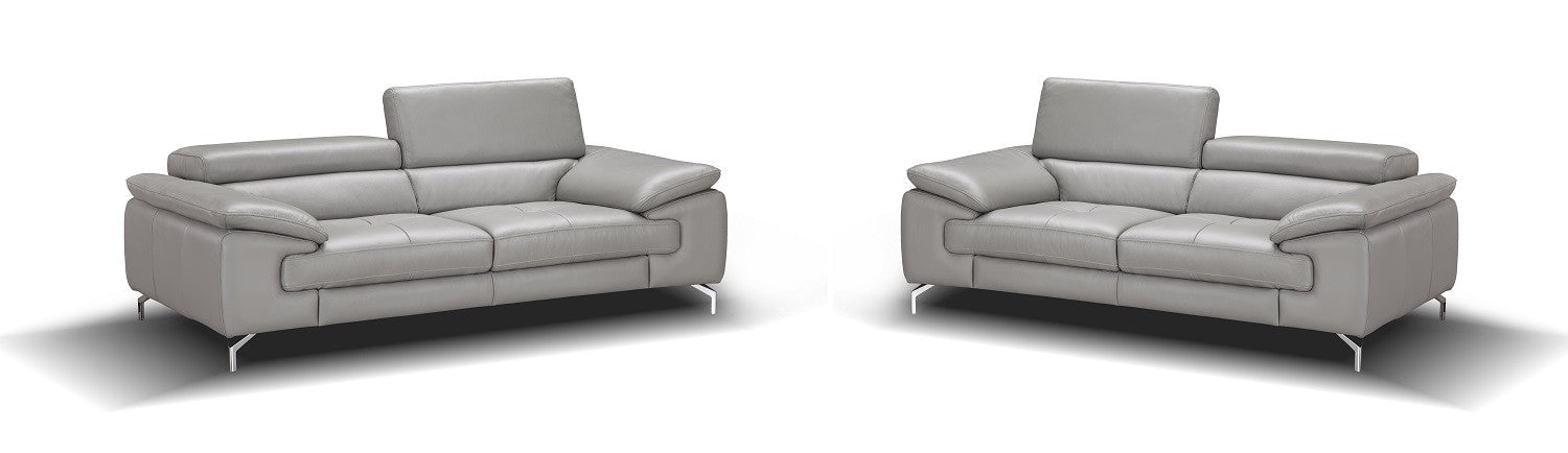 J&M Furniture - Liam Premium Leather 2 Piece Sofa Set - 187581-SL - GreatFurnitureDeal