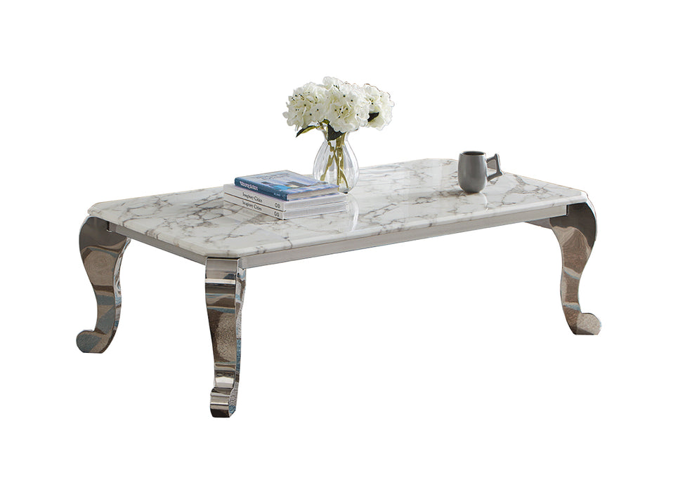 ESF Furniture - CF110 Marble Coffee Table - CF110-COFFEE