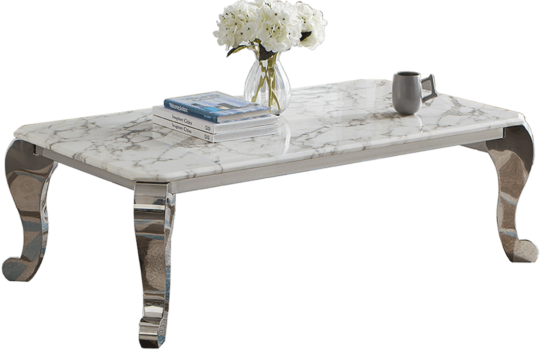 ESF Furniture - CF110 Marble Coffee Table - CF110-COFFEE