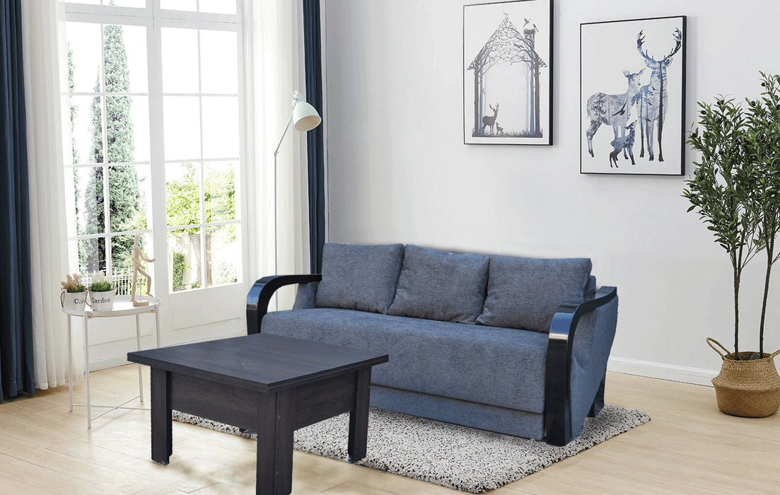 ESF Furniture - Cosmos Rectangular Transformer Table in Mat - COSMOS-DT - GreatFurnitureDeal