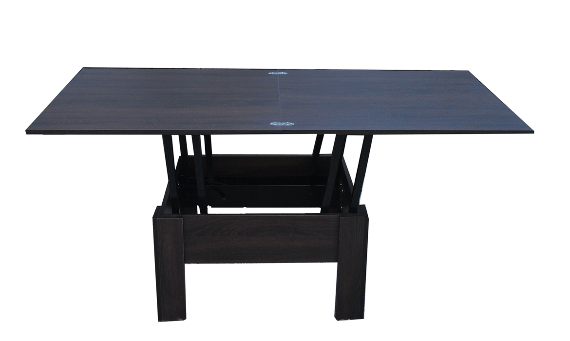 ESF Furniture - Cosmos Rectangular Transformer Table in Mat - COSMOS-DT - GreatFurnitureDeal