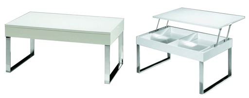 ESF Furniture - J030 White Coffee Table - J030-COFFEE - GreatFurnitureDeal
