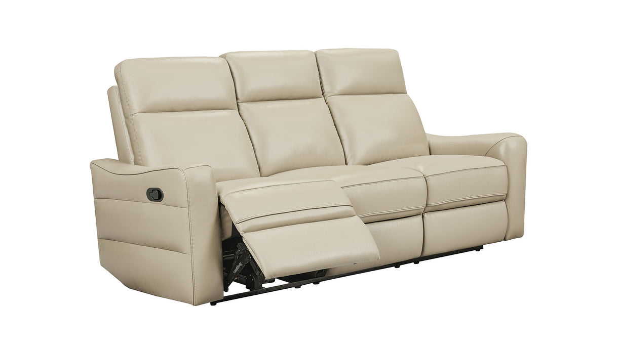 ESF Furniture - 3517 - 2 Piece Manual Recliners Sofa Set in Cream - 35173CREAM-2SET