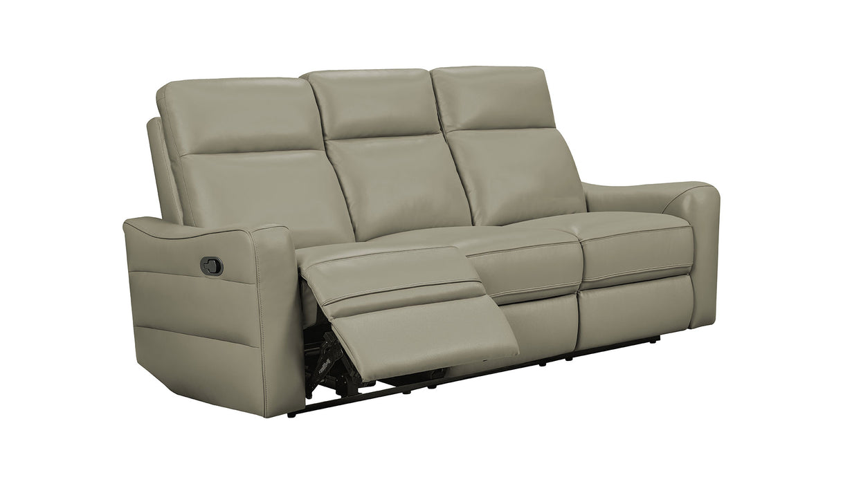 ESF Furniture - 3517 - 3 Piece Manual Recliners Sofa Set in Grey - 3517-3SET