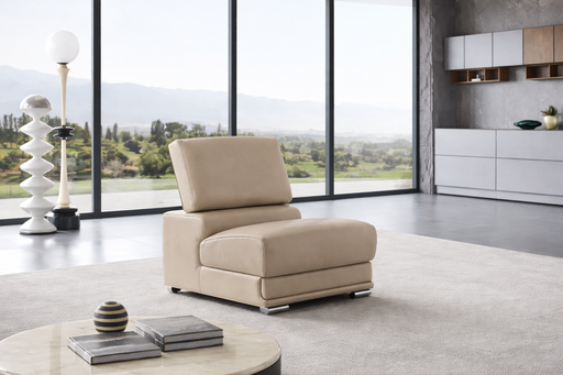 ESF Furniture - 2119 Chair in Beige - 2119-CHAIRBEIGE - GreatFurnitureDeal