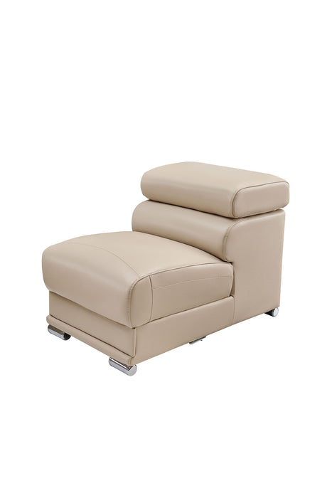 ESF Furniture - 2119 Sectional in Cream Beige - 2119-SECTIONALCREAM