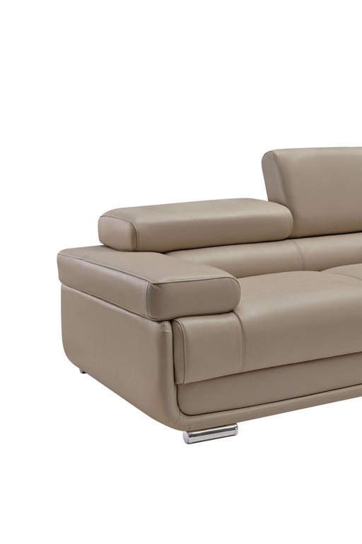 ESF Furniture - 2119 Sectional in Cream Beige - 2119-SECTIONALCREAM - GreatFurnitureDeal