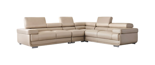 ESF Furniture - 2119 Sectional in Cream Beige - 2119-SECTIONALCREAM - GreatFurnitureDeal