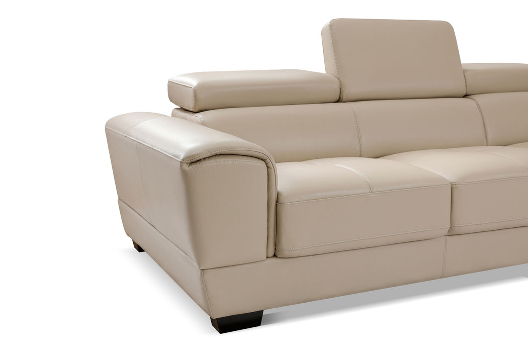 ESF Furniture - 2786 Sectional in Cream - 2786-SEC - GreatFurnitureDeal
