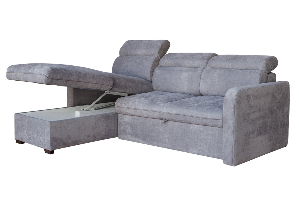 ESF Furniture - Candy Sectional w/ Bed & Storage - CANDY-SEC - GreatFurnitureDeal