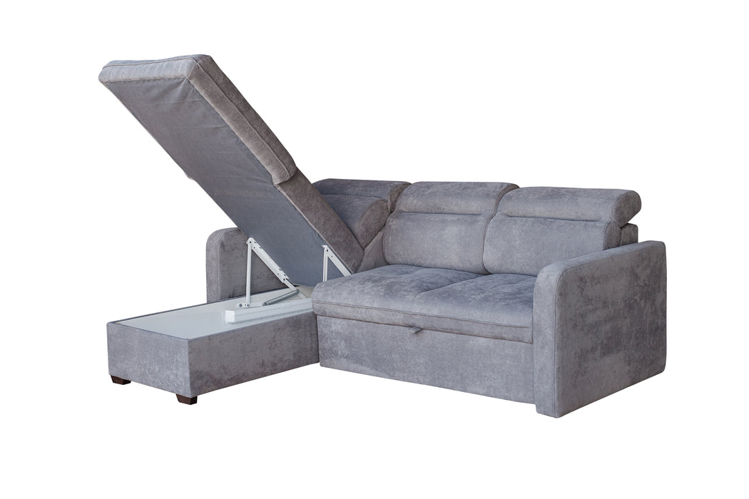 ESF Furniture - Candy Sectional w/ Bed & Storage - CANDY-SEC - GreatFurnitureDeal