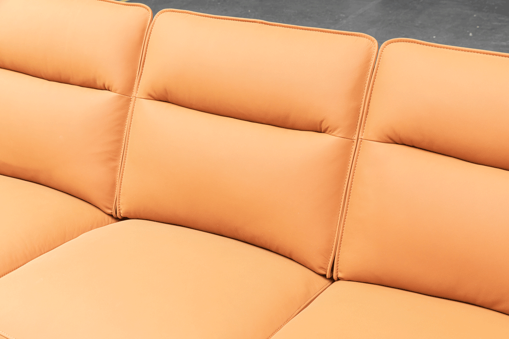 ESF Furniture - GM530 Sofa in Orange - GM530-S - GreatFurnitureDeal