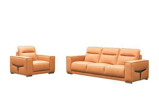 ESF Furniture - GM530 Sofa in Orange - GM530-S - GreatFurnitureDeal