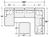 Jackson Furniture - Logan 4 Piece Modular Sectional in Oyster - 3303-75-30-72-28-OYSTER - GreatFurnitureDeal