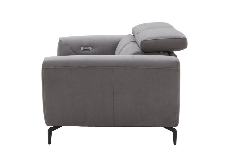 J&M Furniture - Lorenzo 2 Piece Motion Sofa Set in Grey - 18823-SL-GREY - GreatFurnitureDeal