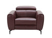 J&M Furniture - Lorenzo Motion Chair in Merlot - 18822-C-MERLOT - GreatFurnitureDeal