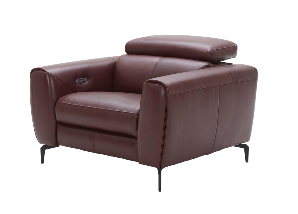 J&M Furniture - Lorenzo 2 Piece Motion Sofa Set in Merlot - 18822-SC-MERLOT