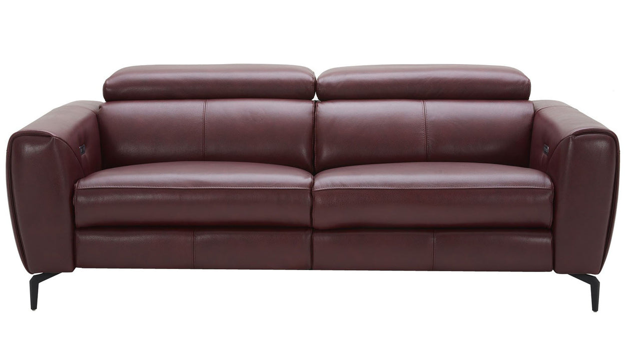 J&M Furniture - Lorenzo 2 Piece Motion Sofa Set in Merlot - 18822-SL-MERLOT