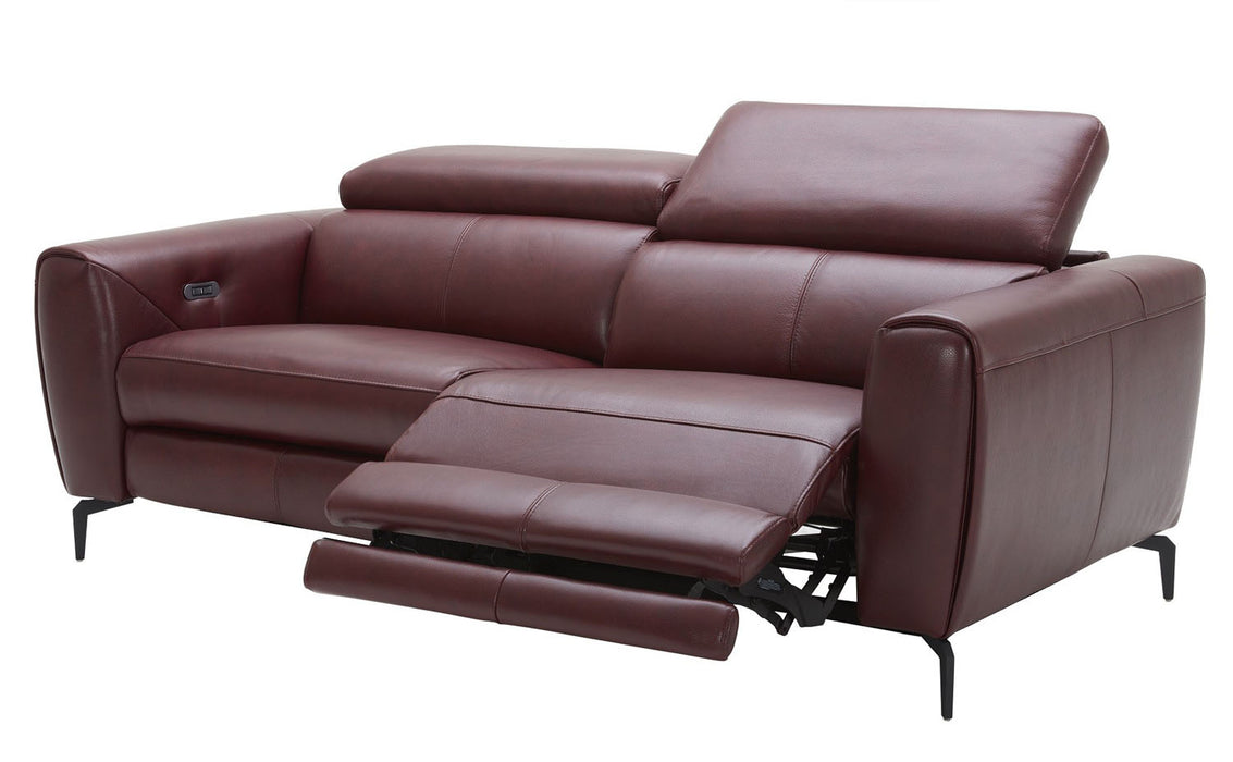 J&M Furniture - Lorenzo 2 Piece Motion Sofa Set in Merlot - 18822-SL-MERLOT