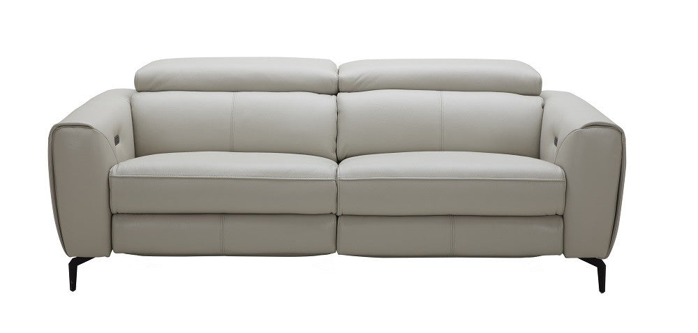J&M Furniture - Lorenzo 2 Piece Motion Sofa Set in Light Grey - 18824-SC-LIGHT GREY