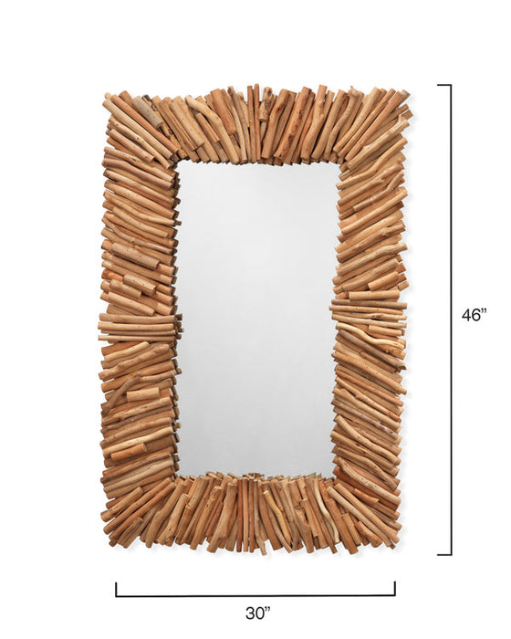 Jamie Young Company - Driftwood Rectangle Mirror - M132 - GreatFurnitureDeal