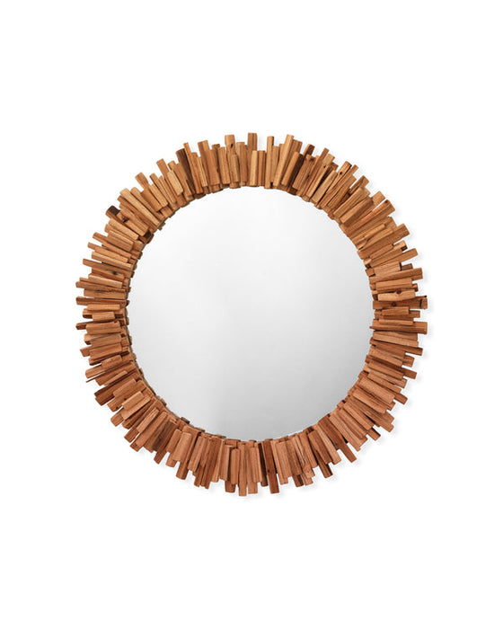 Jamie Young Company - Driftwood Round Mirror - M134 - GreatFurnitureDeal
