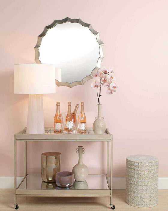 Jamie Young Company - Round Scalloped Mirror - M3 - GreatFurnitureDeal