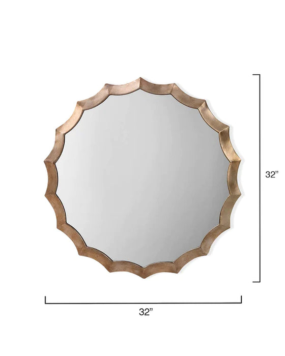Jamie Young Company - Round Scalloped Mirror - M3