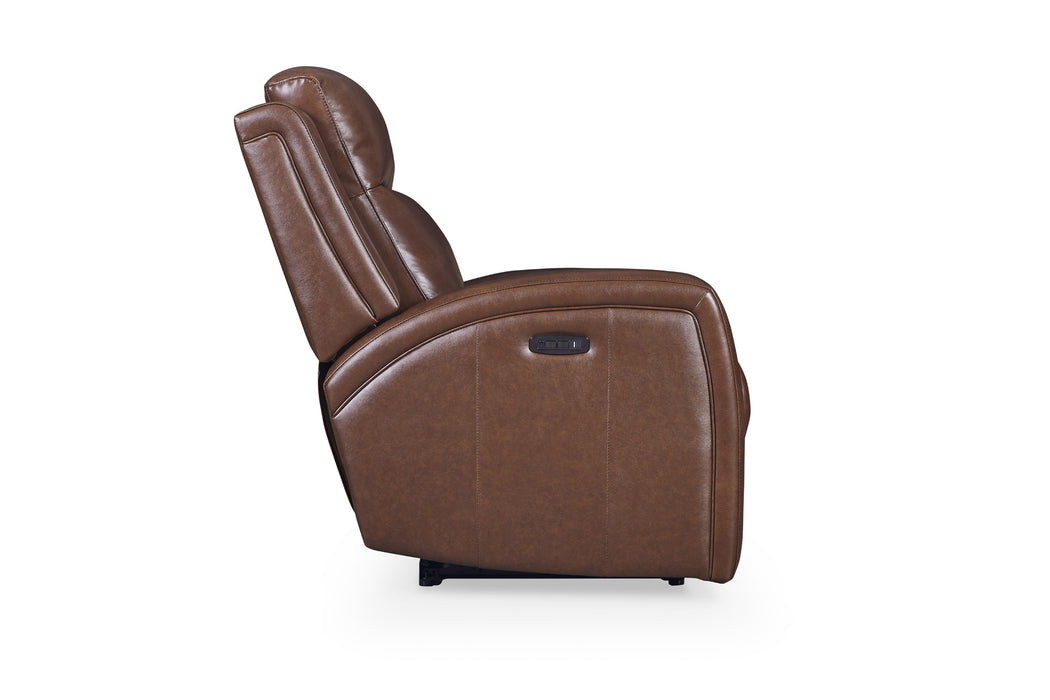 GFD Leather - Cheyenne Swivel Dual Power Lay Flat Recliner - M433-10 - GreatFurnitureDeal