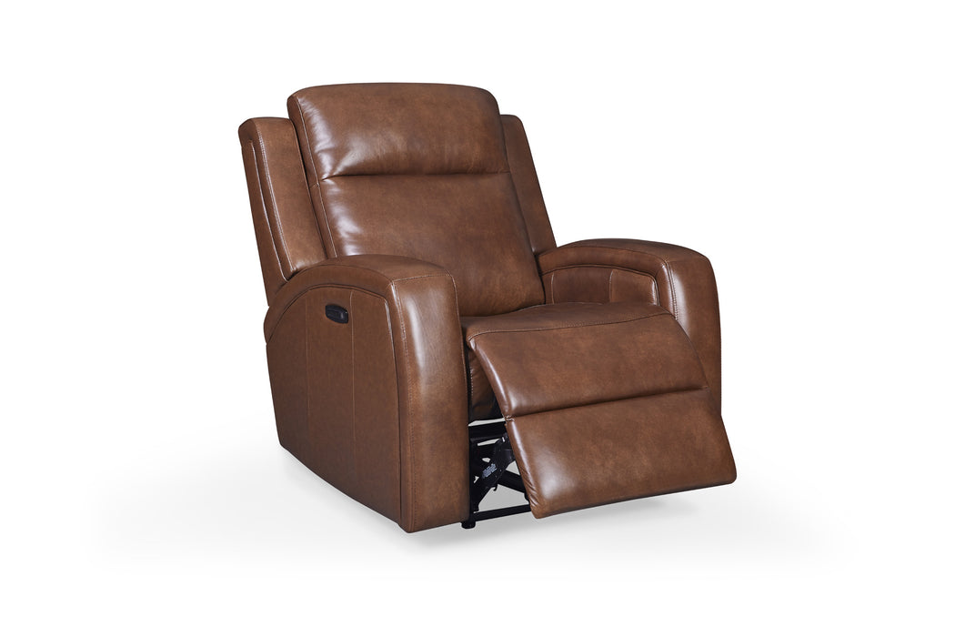 GFD Leather - Cheyenne Swivel Dual Power Lay Flat Recliner - M433-10 - GreatFurnitureDeal