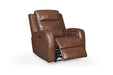 GFD Leather - Cheyenne Swivel Dual Power Lay Flat Recliner - M433-10 - GreatFurnitureDeal