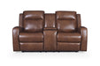 GFD Leather - Cheyenne Dual Zero Gravity Power Loveseat with Console - M433-20 - GreatFurnitureDeal