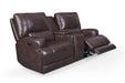 GFD Leather - Tahoe Dual Zero Gravity Power Console Loveseat  - M522-20 - GreatFurnitureDeal