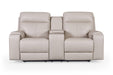 GFD Leather - Bandera Dual Zero Gravity Power Loveseat with Console - M538-20 - GreatFurnitureDeal