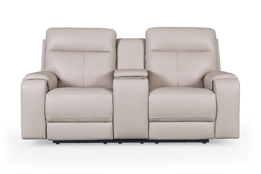 GFD Leather - Bandera Dual Zero Gravity Power Loveseat with Console - M538-20 - GreatFurnitureDeal