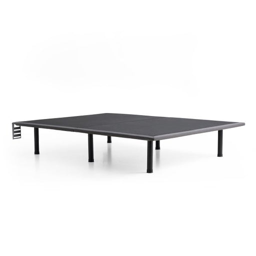 Malouf - Upholstered Highrise™ Bed Frame - GreatFurnitureDeal