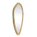 Worlds Away - Organic Oval Shaped Mirror In Brass Finish - MACY - GreatFurnitureDeal