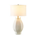 Worlds Away - Mae Organic Floral Inspired Ceramic Table Lamp In Beige Glaze - MAE BG - GreatFurnitureDeal