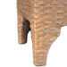 Worlds Away - Maldives Bench In Woven Water Hyacinth With Performance Ivory - MALDIVES - GreatFurnitureDeal
