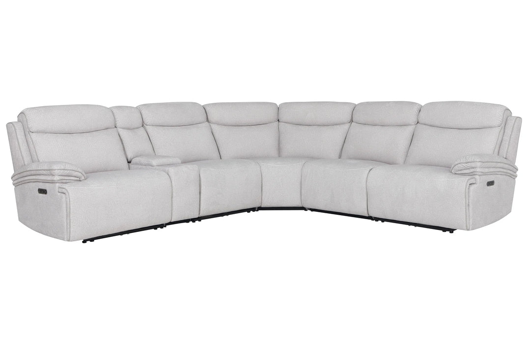 Parker Living - Alpine 6 Piece Zero Gravity Modular Power Reclining Sectional in Airy Snow - MALP-PACKA(HZ)-AISN - GreatFurnitureDeal