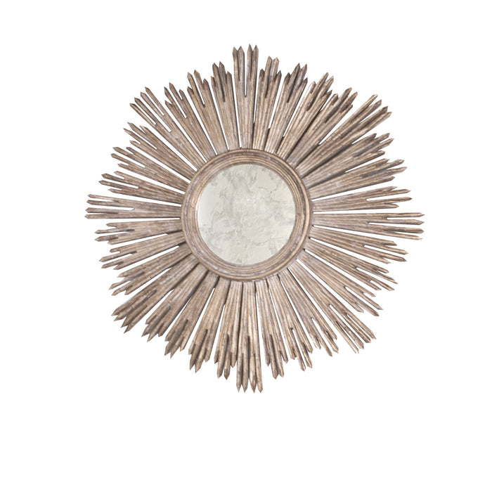 Worlds Away - Margeaux Silver Leaf Mirror - MARGEAUX S - GreatFurnitureDeal