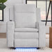 Parker Living - ARMSTRONG - CLEARWATER SAND Power Recliner with Heat, Massage & Auto-Glide - MARM-812P5-CWSN - GreatFurnitureDeal