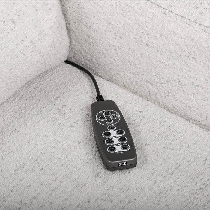 Parker Living - Armstrong Power Recliner with Heat Massage, & Rocker in Clearwater Sand - MARM-812P5-CWSN - GreatFurnitureDeal