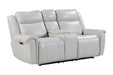 Parker Living - Atlantis Power Zero Gravity Console Loveseat in Whisper Ivory - MATL#822CPHZ-WSIV - GreatFurnitureDeal