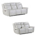 Parker Living - Atlantis 2 Piece Power Reclining Sofa Set in Whisper Ivory - MATL#832PHZ-WSIV-2SET - GreatFurnitureDeal