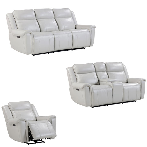 Parker Living - Atlantis 3 Piece Power Reclining Living Room Se in Whisper Ivory - MATL#832PHZ-WSIV-3SET - GreatFurnitureDeal