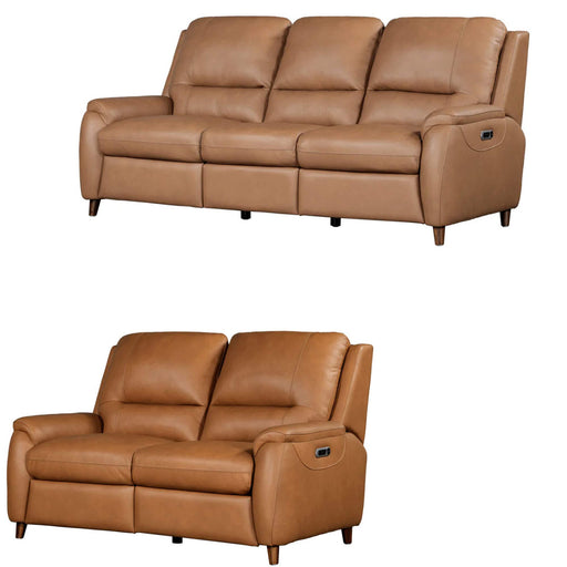 Parker Living - Austin Caramel Cream 2 Piece Power Sofa Set - MAUS#832PH-822PH-CMCR - GreatFurnitureDeal